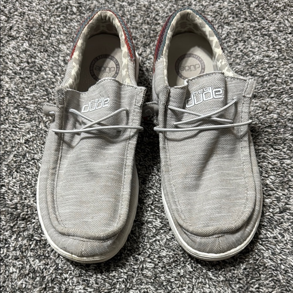 Hey Dude Men's Gray Casual Shoes